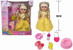 320012D5 кукла пупс функциональная набор на батарейках пьёт писает русский язык