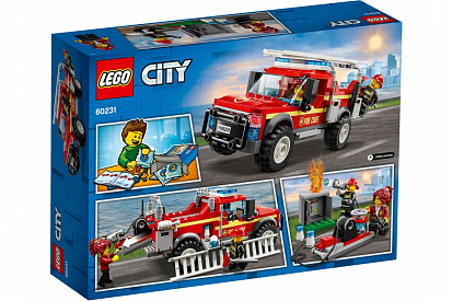 Lego 60231 Игрушка Город Грузовик начальника пожарной охраны фото