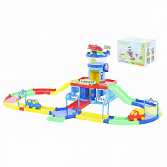 ПОЛЕ40404 Аэропорт "Play City" с дорогой (в коробке)