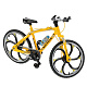 миниатюра 1800453-R Модель металл велосипед, длина 17см, цвет в ассорт. в русс. кор. Технопарк
