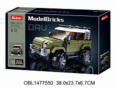M38-B1015 Конструктор Sluban машина с фигуркой, 317дет.