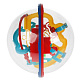 миниатюра 1604K1267-R Логическая игра шар-лабиринт Синий ТРАКТОР кор.12*12*12см ИГРАЕМ ВМЕСТЕ