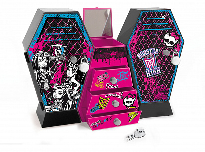 Фото товара БМ Шкаф(упаковка!) 870352 с ключом ТМ MONSTER HIGH