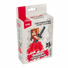 LORI Кфи-001 Выращивание кристаллов Мир пикселей "Пиксельная воительница"