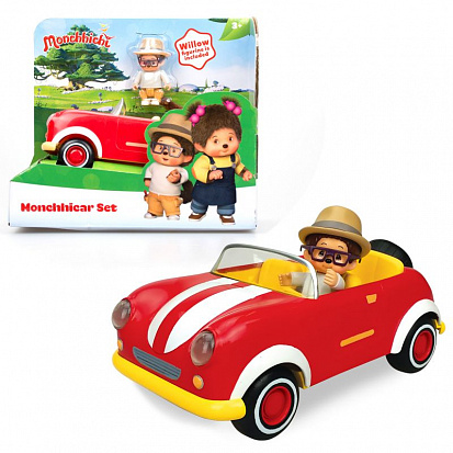 Фото товара Monchhichi 81513 Игр. н-р Кабриолет с фигуркой Вилли