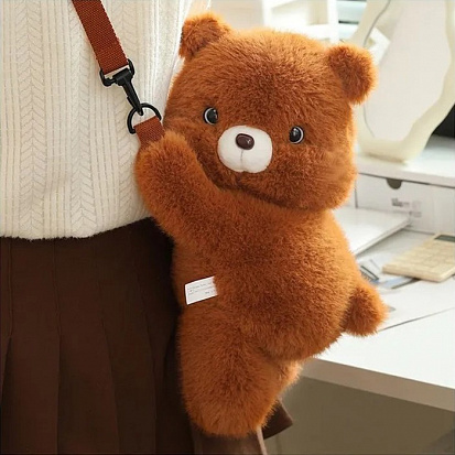 Фото товара FG241101074N-2 Сумка-рюкзак Мишка 45см FG241101074N-2