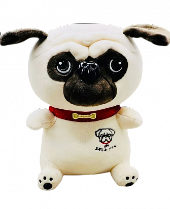 Фото товара Мягкая игрушка Собака Мопс 3109-35