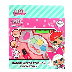 122882-LOL-ML-DM Косметика ДЛЯ ДЕВОЧЕК ЛОЛ набор косметики: тени д/век,помада д/губ,лак МИЛАЯ ЛЕДИ