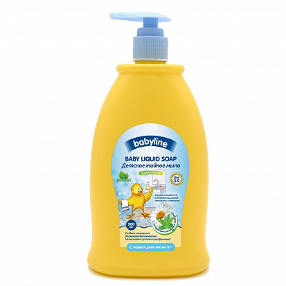 Фото товара DN79 BABYLINE NATURE Детское жидкое мыло с дозатором 500 мл
