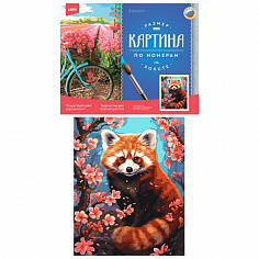 LORI Рх-171 Картина по номерам холст на подрамнике 40*50см "Пушистик"