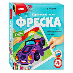 LORI Кп-058 Фреска. Картина из песка "Машинка"