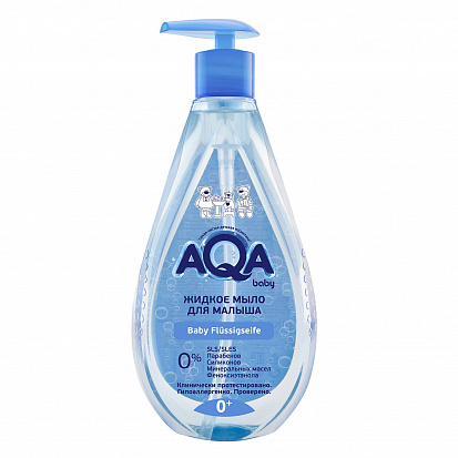 Фото товара 02011205 AQA baby Жидкое мыло для малыша, 250 мл