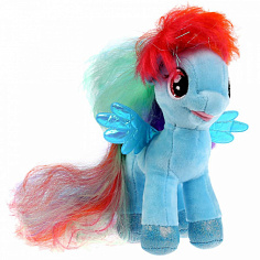 V27483-18NS Игрушка мягкая Мой маленький пони радуга, 18см, без чипа, в пак Мульти-пульти