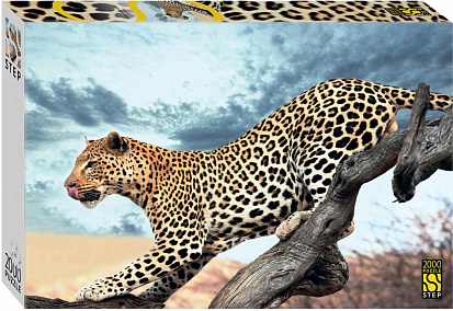 Фото товара 84053 Пазл 2000 Леопард в дикой природе 84053 Степ /6/