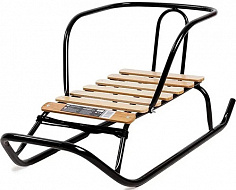 В1/Ч Санки Ветерок 1 черный В1/Ч /Ника/ спинка