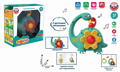 ZY1432102 Подвеска ZYA-A3179-1 Играпузик динозавр русск. озвуч. в кор.