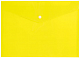 миниатюра Папка-конверт на кнопке А4 inФОРМАТ, 150 мкм, пластиковая, желтая (10/100) (PK8015Y) (040556)