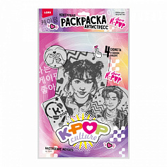 LORI Ро-003 Раскраска антистресс K-POP "Настроение мечтать"