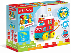 2825 Пожарная машинка (Talky Blocks кнопочка)