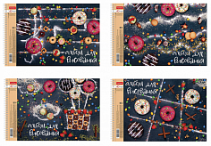 Альбом для рисования ХАТБЕР А4 40 листов "SWEET MOMENTS", спираль (40А4Всп) (067877)