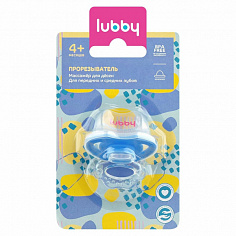 LUBBY16584 прорезыватель "для передних зубов "от4 мес.,силикон,пп
