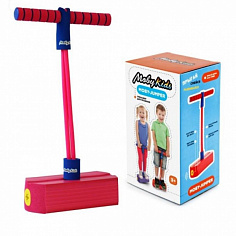 MobyJumper 68556 Тренажер для прыжков со звукоv, розов.