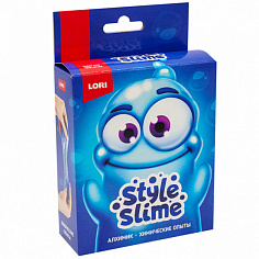LORI Оп-098 Химические опыты Style Slime "Голубой"