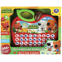 HT1151-R Обучающий планшет 200 песен,загадок,стихов Ми-ми-мишки в кор. Умка