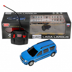 LADALARGUS-18L-BU Машина р/у LADA LARGUS 18 см, свет, синий, кор. Технопарк