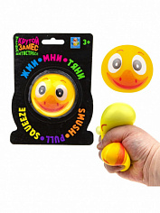 1toy Т20332 1toy Крутой замес, шар рожицы 6 см, блистер 18х12 см (10013160/190421/0226332)