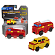 миниатюра Т18277 1toy Transcar 2в1: Пожарная машина - Джип, 8 см, блистер (10013160/180422/3211414)