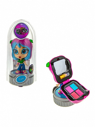 Фото товара Lukky Т21425 Instaglam Doll кукла Миа НЕОН 12 см с 2 аппликаторами и косметикой внутри:2 тени д.век,