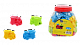 миниатюра Точилка BASIR "КУКУРУЗА", пластиковая, одинарная, 4 цвета, в банке-копилке (MC-4301) (56/2016)