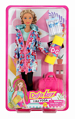 0591379FCJ Кукла 8477 Занятие йогой в кор. Defa Lucy