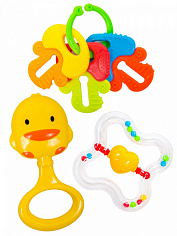 И-9918 Погремушка"Веселые звуки-8"0+(3шт., в пакете) арт. И-9918