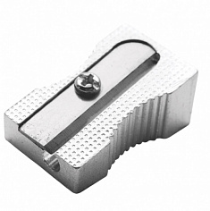 Точилка "ATTOMEX" без контейнера, металл. прямоуг. скошен. (4071304)