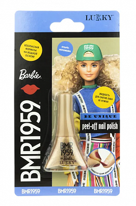 Фото товара Т20053 Barbie BMR1959 Lukky Лак для ногтей цвет Золотой Металлик, блистер, объем 5,5 мл.