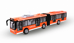 YK-2104 Игрушка - автобус гармошка KID ROCKS, масштаб 1:16, со звуком и светом, инерц. механизм