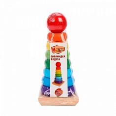 76773 Пирамидка "Радуга": 20 см