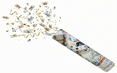 Хлопушка пневманическая РУБЛИ 40см BF-6