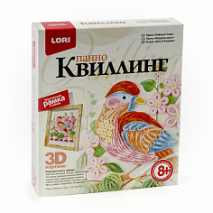 LORI Квл-024 Квиллинг. Панно "Райская птица"