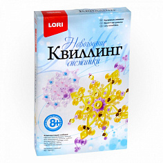LORI Квл-021 Квиллинг. Новогодний "Кружевные снежинки"