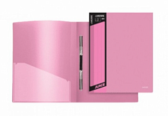 Д-3111721 Папка скоросшиватель А4 deVENTE Juicy с пружинным механизмом 450мм розовая, фактура песок