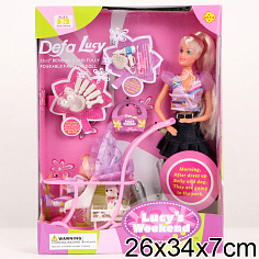 20958 НАБОР ИЗ 2-Х КУКОЛ (МАМА + ДОЧКА) С АКСЕСС., ЦВЕТ ОДЕЖДЫ В АССОРТ. В КОР. 26*35СМ (С)