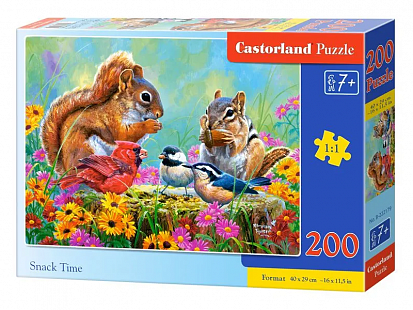 Фото товара Пазлы B10-222179. Время перекуса, 200 деталей, Castor Land