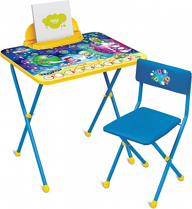Фото товара КП2-8 Комплект детской мебели "Математика в космосе"*КП2/8