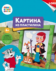 LORI Пкф-004 Пкф-004 Картина из пластилина СОЮЗМУЛЬТФИЛЬМ "Дядя Федор и Шарик"