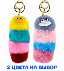 FG250327207C Брелок цветная гусеница 13 см FG250327207C цвет в ассорт.