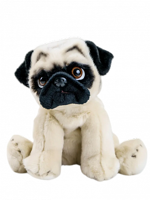 Фото товара Мягкая игрушка Собака мопс 5629-30