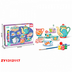 YS208675 Набор посуды 868-E18 керамика с красками в коробке